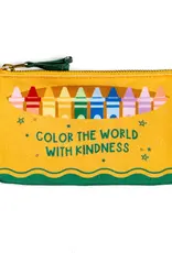 Callie Danielle Color the World w/ Kindness Canvas Pouch