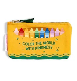 Callie Danielle Color the World w/ Kindness Canvas Pouch