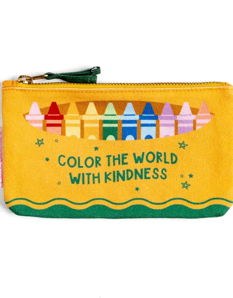 Callie Danielle Color the World w/ Kindness Canvas Pouch