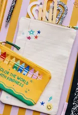 Callie Danielle Color the World w/ Kindness Canvas Pouch