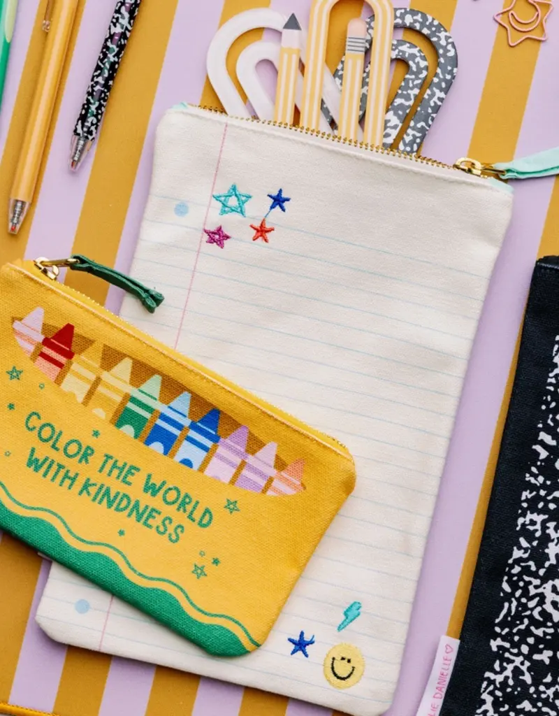 Callie Danielle Color the World w/ Kindness Canvas Pouch