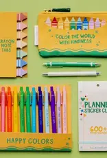 Callie Danielle Color the World w/ Kindness Canvas Pouch