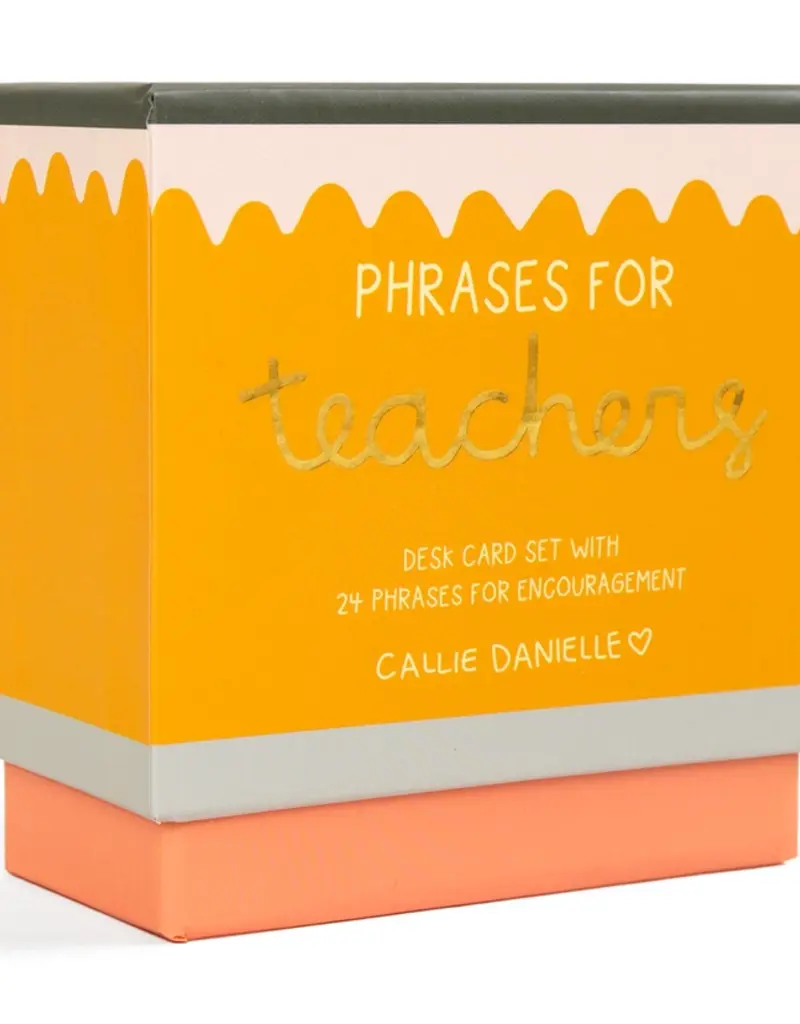 Callie Danielle Teachers Encouraging Desk Card Set