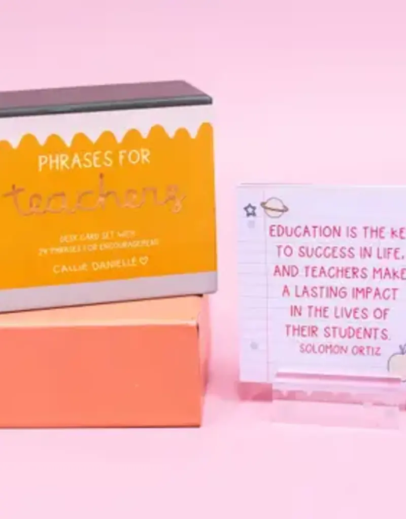 Callie Danielle Teachers Encouraging Desk Card Set
