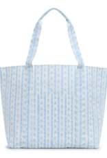 TRVL Jumbo Tote - Ribbon Floral Blue