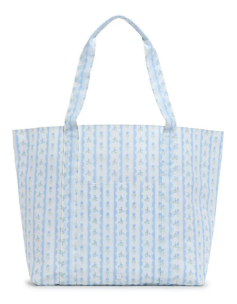 TRVL Jumbo Tote - Ribbon Floral Blue