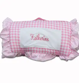 Sugar Bee Clothing Pink Gingham Nap Mat