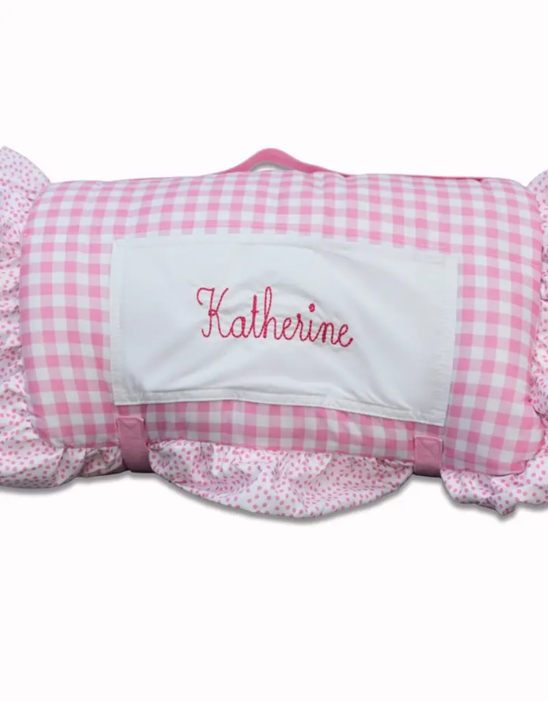 Sugar Bee Clothing Pink Gingham Nap Mat