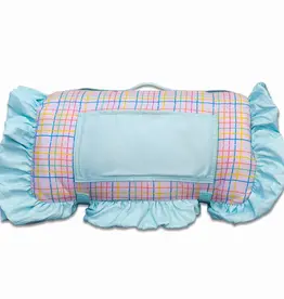 Sugar Bee Clothing Pink Plaid Nap Mat