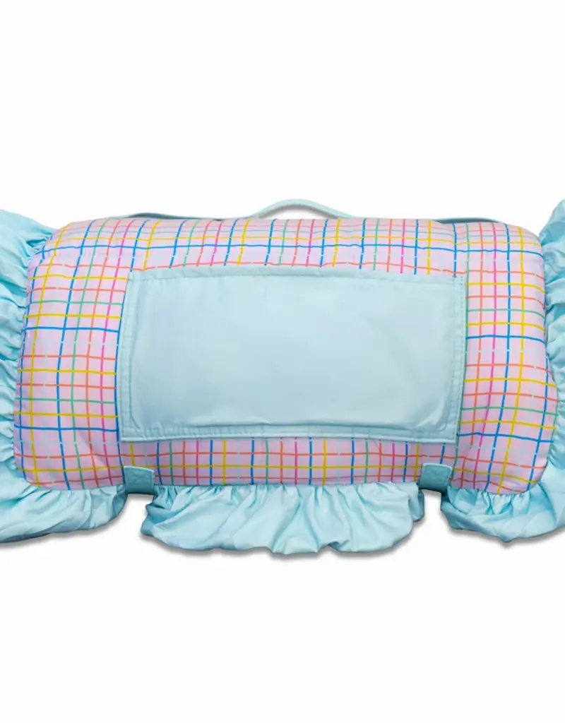 Sugar Bee Clothing Pink Plaid Nap Mat
