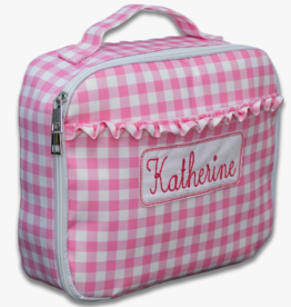 Sugar Bee Clothing Pink Gingham Lunch Box