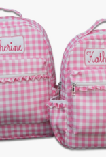 Sugar Bee Clothing Pink Gingham Backpack