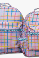Sugar Bee Clothing Pink Plaid Backpack