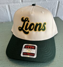 Canvas Green Lions Hat