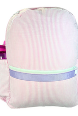Oh Mint Medium Backpack w/ Pockets Princess Seersucker