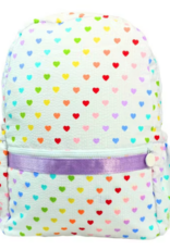 Oh Mint Medium Backpack w/ Pockets Tiny Hearts