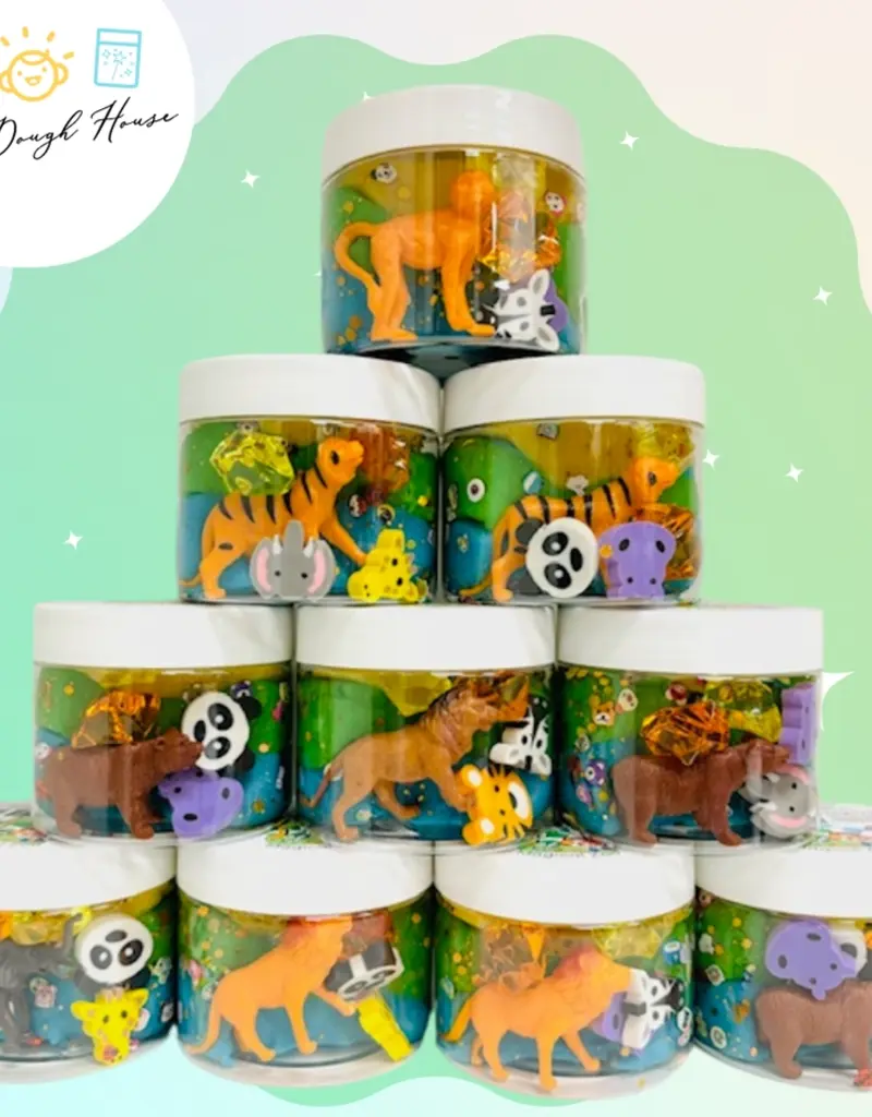 The Dough House Fun Size Zoo Magical Jar