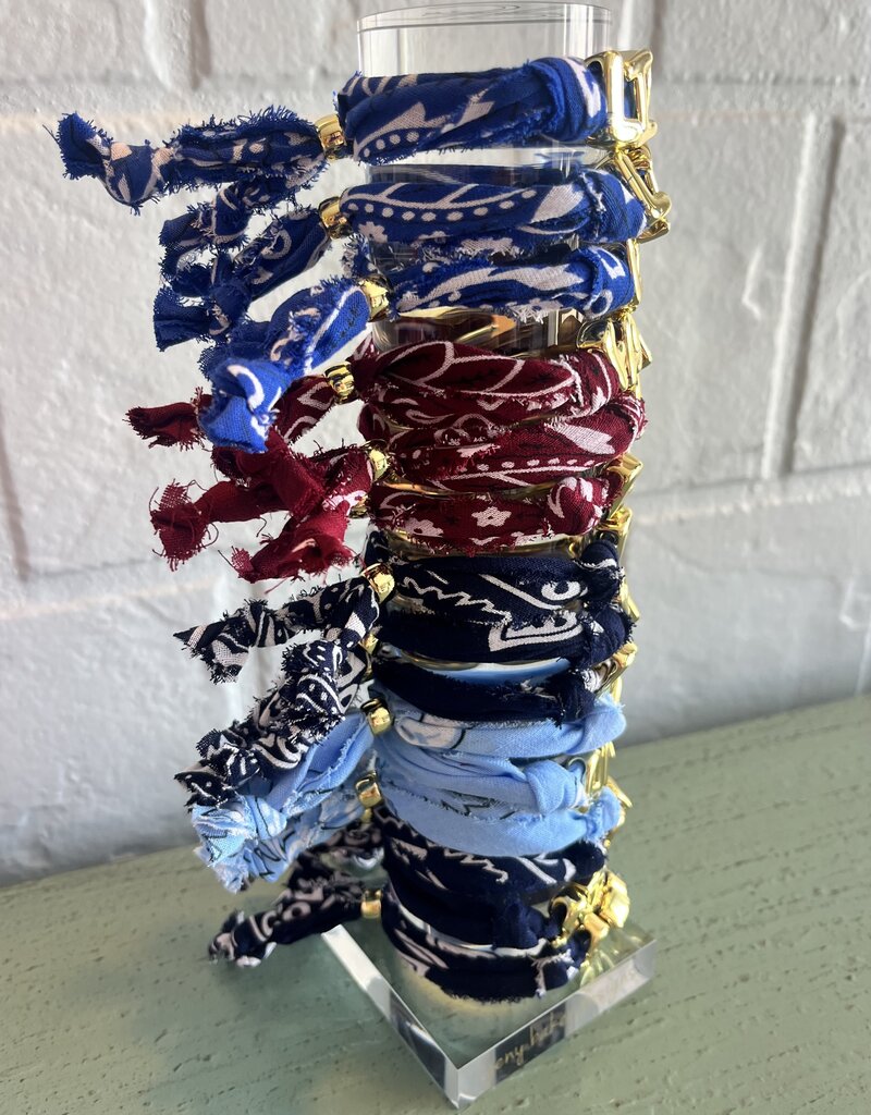 Jenny Baker Designs Bandana Gameday Bracelets - APA