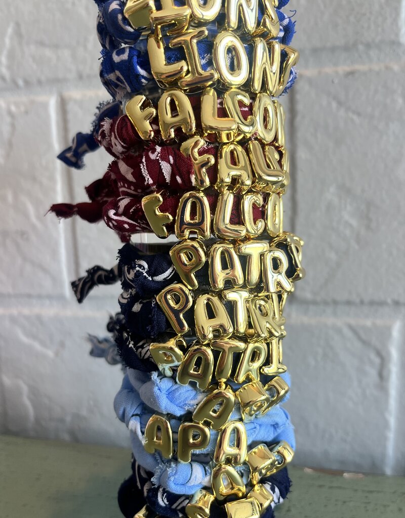 Jenny Baker Designs Bandana Gameday Bracelets - SJS