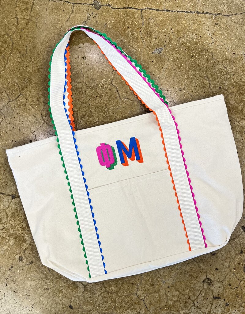 The Old School Sorority Ricrac Tote