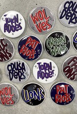 The Old School Falcons Star Button