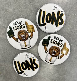 The Old School SLU Lion Star Button
