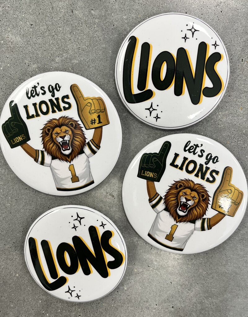 The Old School SLU Lion Star Button