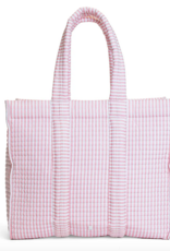 TRVL Quilted Go Go Tote - Pimlico Stripe Dusty Rose