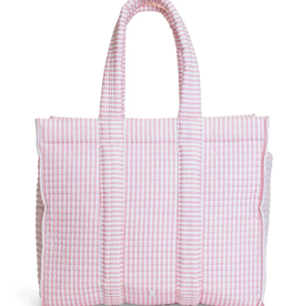 TRVL Quilted Go Go Tote - Pimlico Stripe Dusty Rose