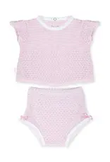 Paty Paty Knit Flutter Sleeve Diaper Set