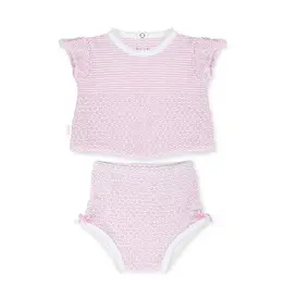 Paty Paty Knit Flutter Sleeve Diaper Set