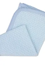 Paty Paty Knit Blanket - Blue