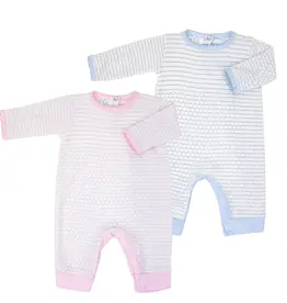 Paty Paty Knit Pinstripe Romper