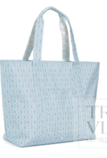 TRVL Jumbo Tote - Petite Fleur Blue