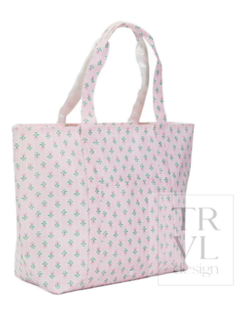TRVL Jumbo Tote - Petite Fleur Pink