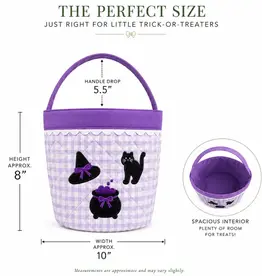 Bits & Bows Witching Hour Trick-Or-Treat Tote w/ Name