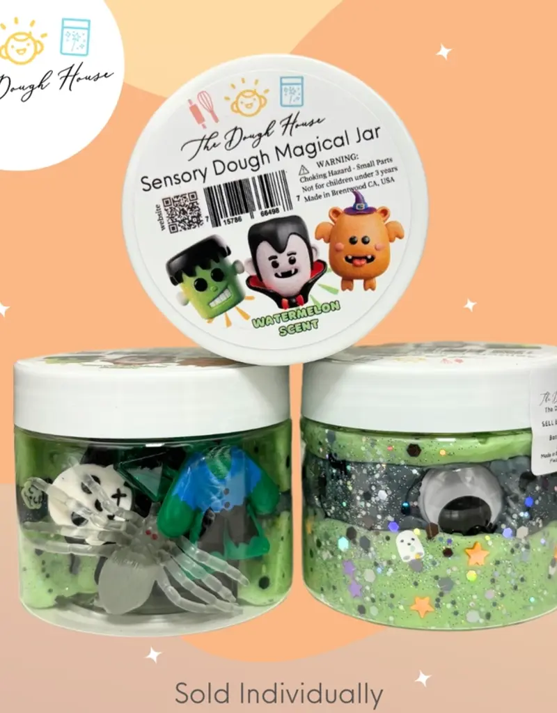 The Dough House Green Halloween Magical Jar
