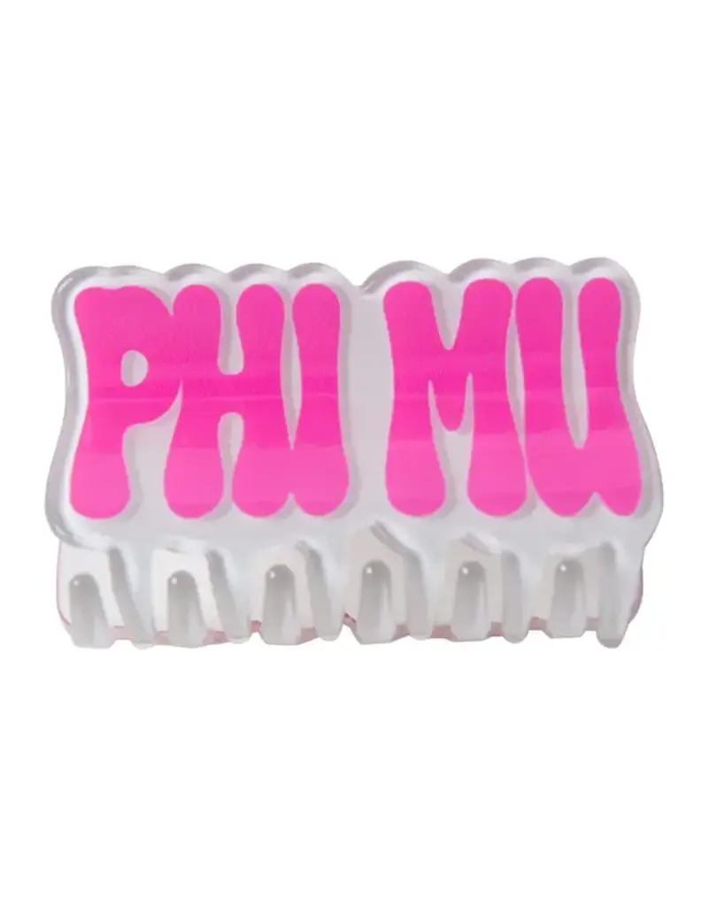 Over the Moon Sorority Hair Clip