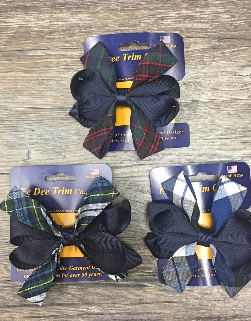 Ee Dee Trim Co., Inc. Plaid Carnival Hair Bow