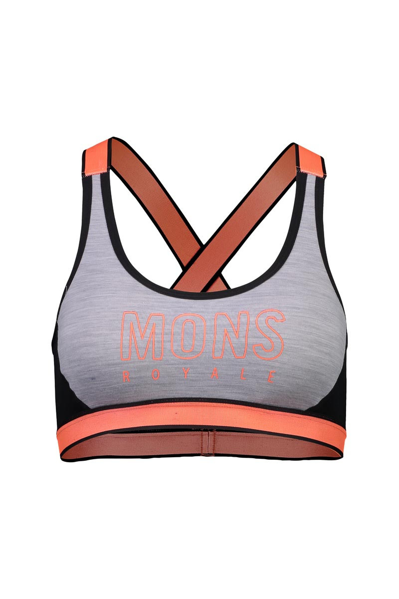 Mons Royale Stella X-Back Merino Wool Sports Bra