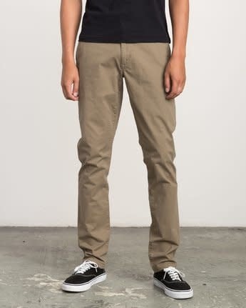 RVCA Weekend Stretch Straight Fit Pant - Black