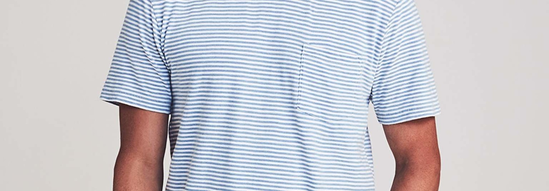 Faherty SS Indigo Pocket Tee