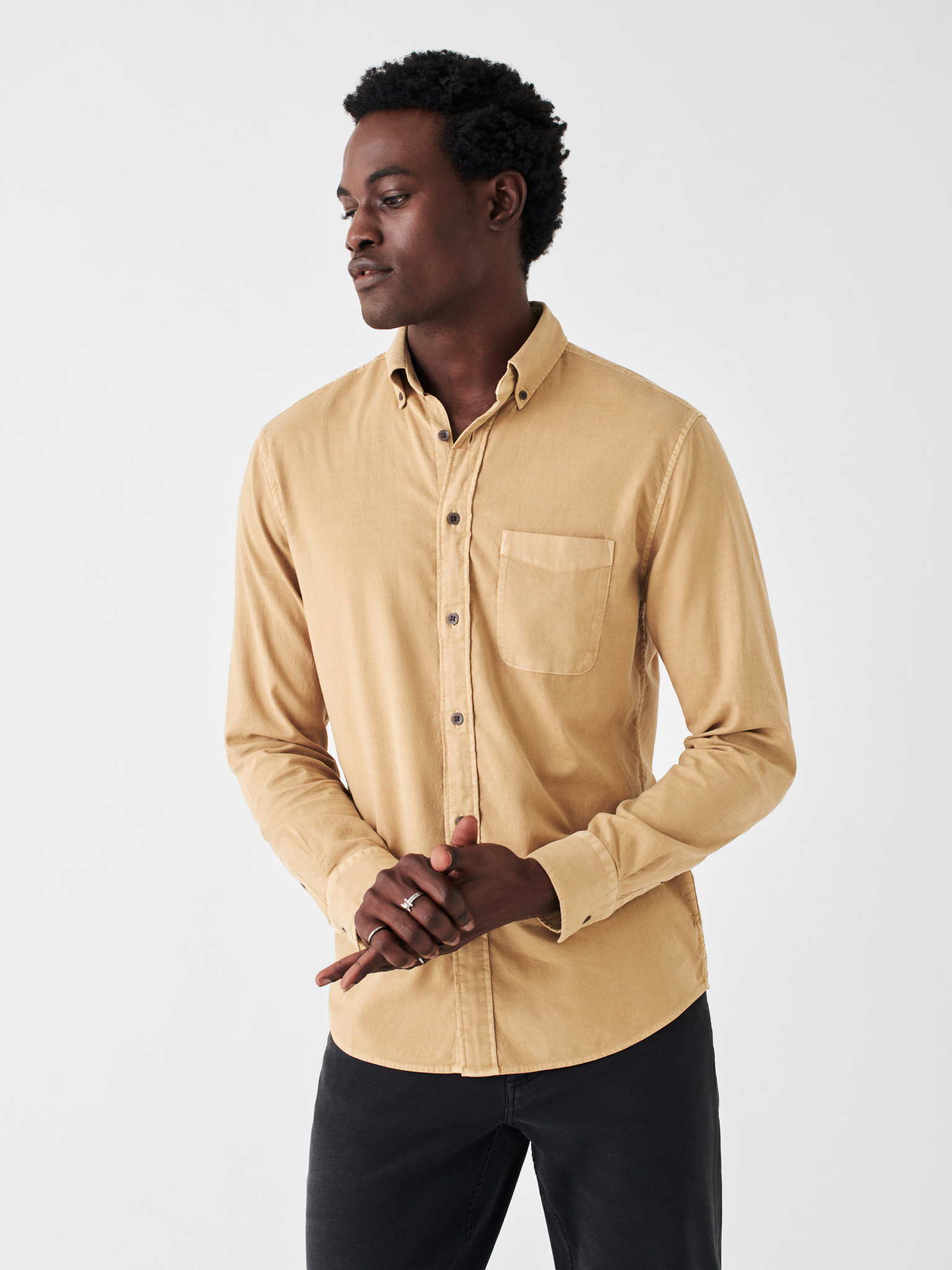 Faherty Men's Sunwashed Stretch Oxford 2.0-3