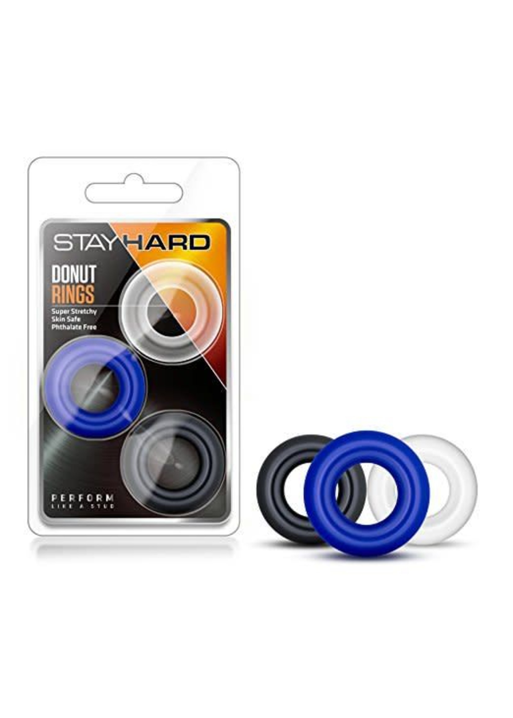 Stay Hard Stay Hard - Donut Rings