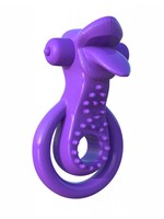 Pipedream Fantasy C-Ringz Lovely Licks Couples Ring- Purple