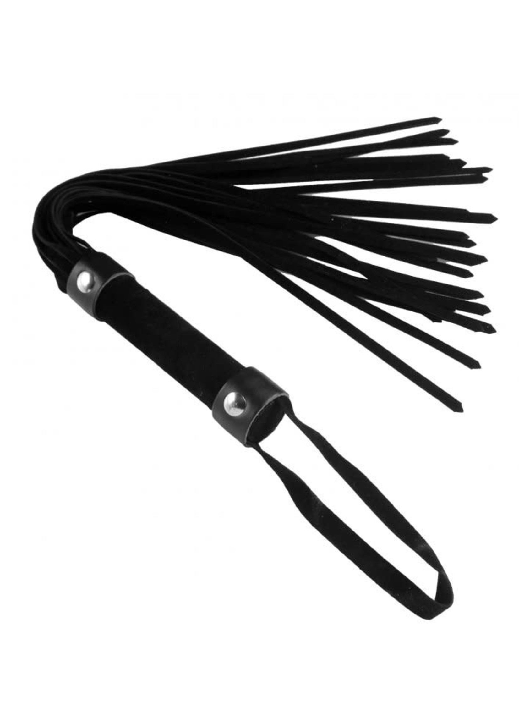 Short Suede Flogger Black