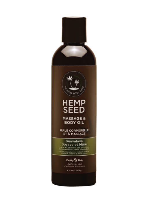 Hemp Seed Massage Oil Guavalava 8oz Sensually Yours