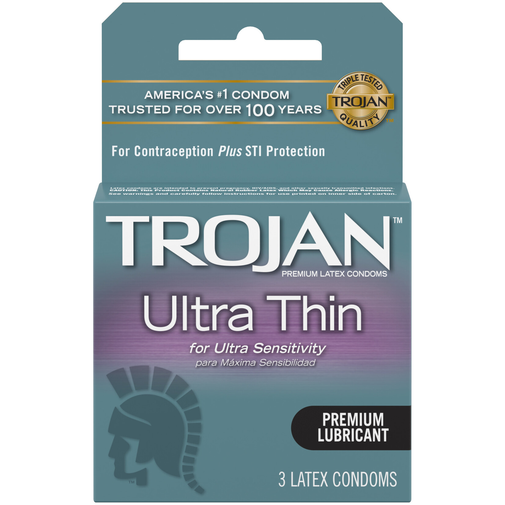 Trojan Trojan- Ultra Thin Condoms- 3 Pack