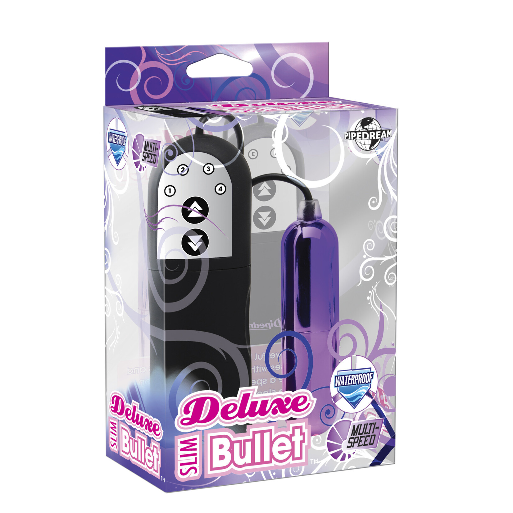 Pipedream Deluxe Multi Speed Bullet-Purple