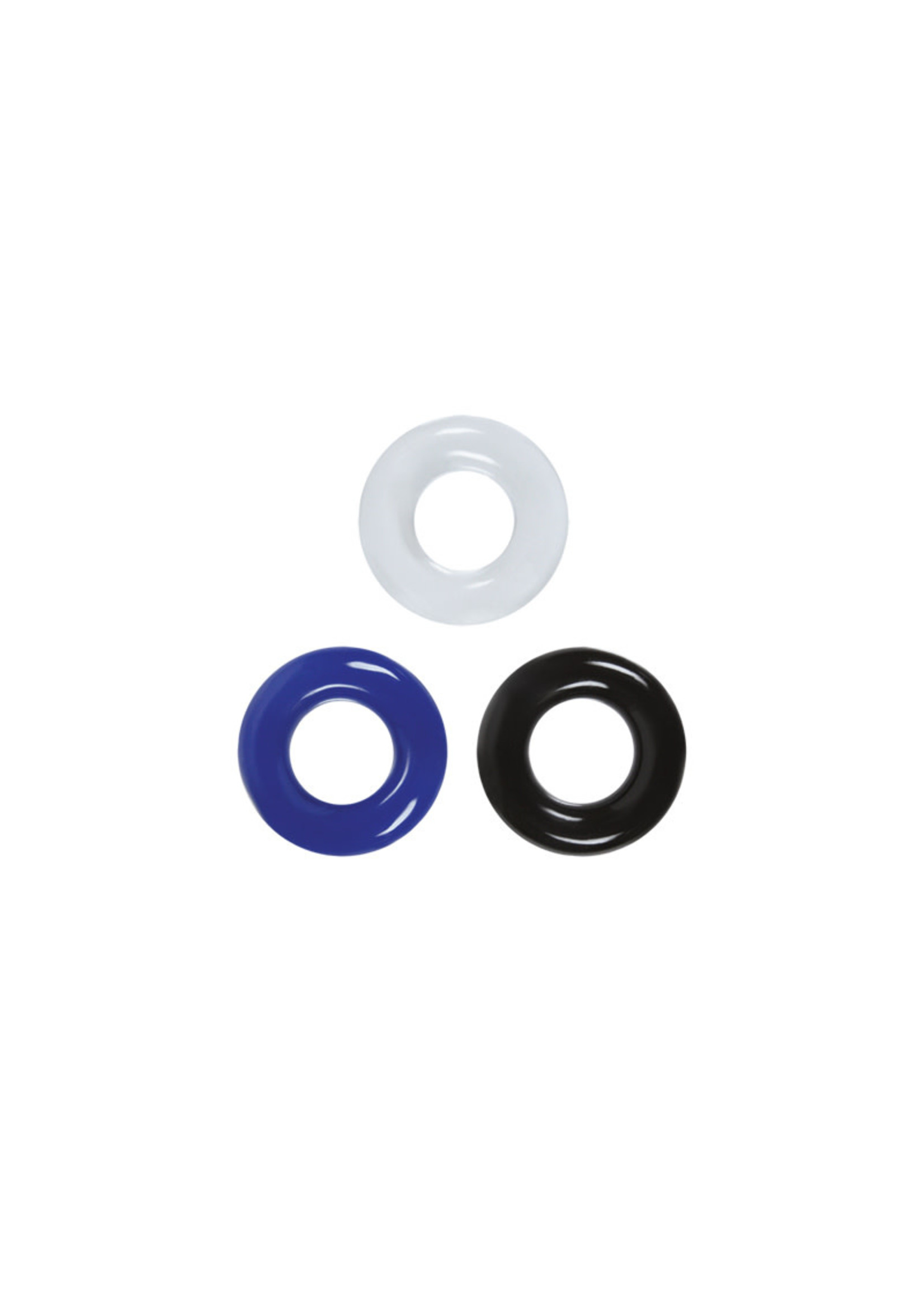 NS Novelties Renegade- Stamina Rings- 3pk